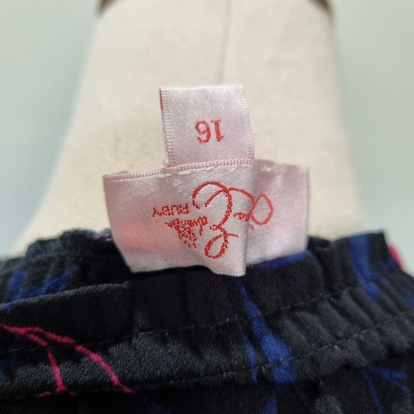 Leona Edmiston Multicolour Floral Long Sleeve Smock Dress Size 16 - Picture 8 of 10